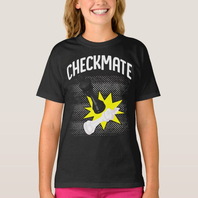 Camiseta Chess Player Checkmate Club Team (Frente)