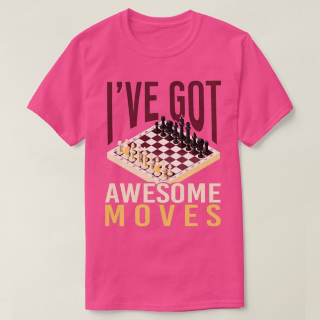 Camiseta Chess Player Strategy Conselho Game Chess (Frente do Design)