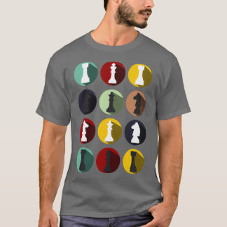 Camiseta Chess Round Chess Piece Legal Jogo De Conselho Ama
