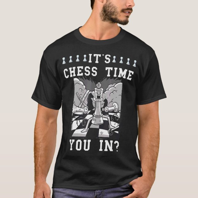 Camiseta Chess Time Chess Chess Chess Club Chessboard Chess (Frente)
