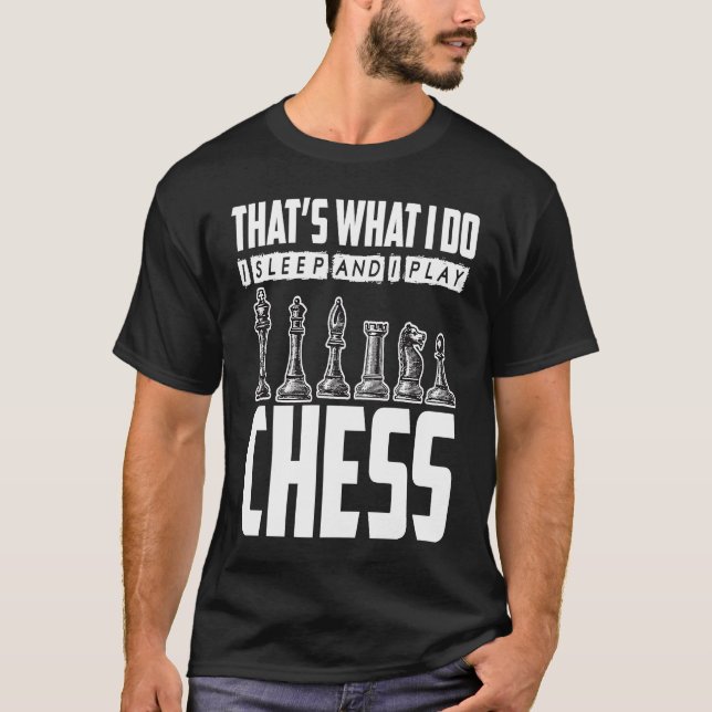 Camiseta Chess Trainer Chess Brincando (Frente)
