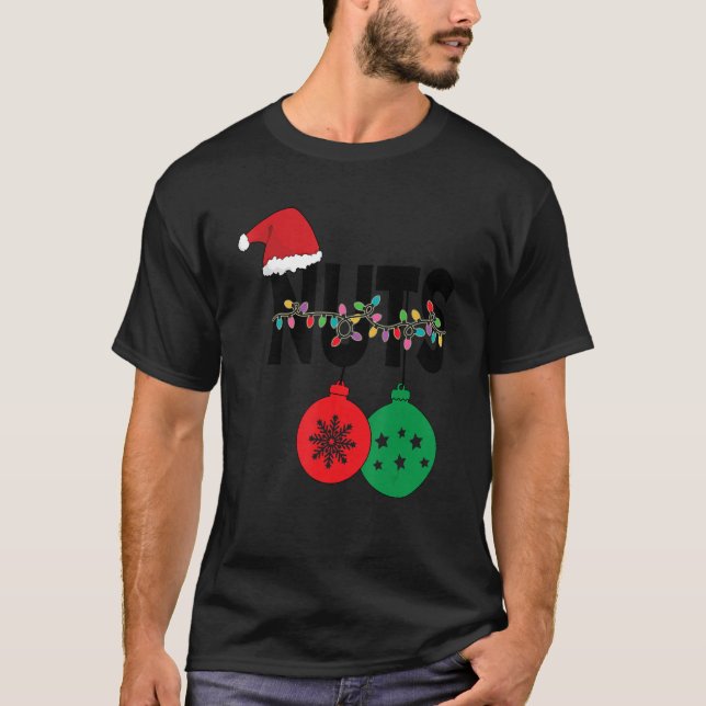 Camiseta Chest Nuts Christmas Matching Couples Chestnuts (Frente)