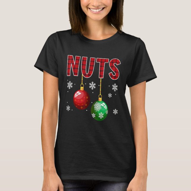 Camiseta Chest Nuts Matching Chestnuts   Christmas Couples  (Frente)