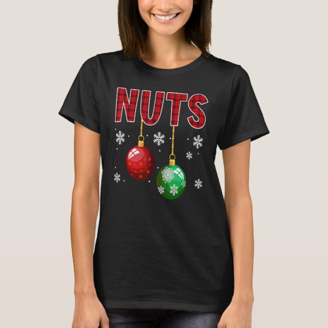 Camiseta Chest Nuts  Matching Chestnuts Christmas Couples N (Frente)