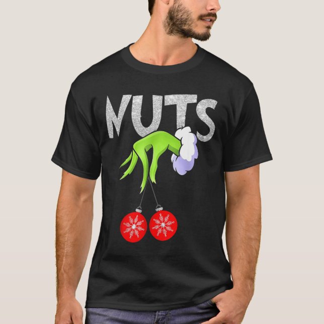 Camiseta Chest Nuts Matching Chestnuts Christmas Snow Coupl (Frente)