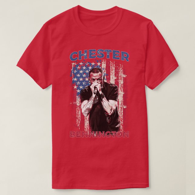Camiseta Chester Bennington (Frente do Design)