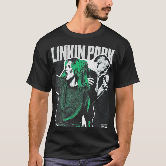 Camiseta Chester Bennington & Emily Armstrong – Powerful Du (Frente)