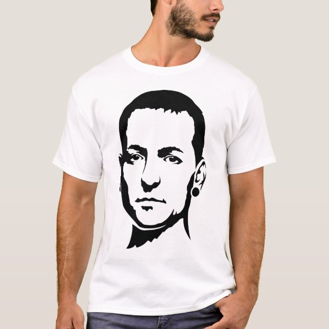 Camiseta Chester Bennington Portrait | Linkin Park Frontman (Frente)
