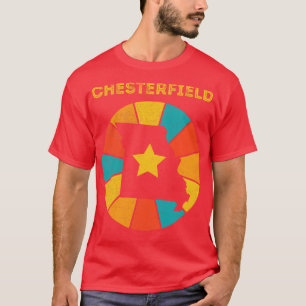 Camiseta Chesterfield Missouri Vintage angustiou Souvenir