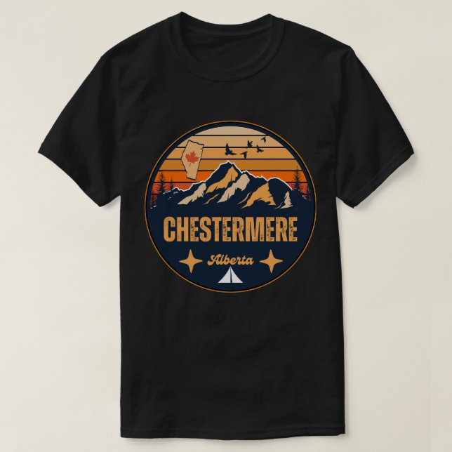 Camiseta Chestermere, Alberta (Frente do Design)
