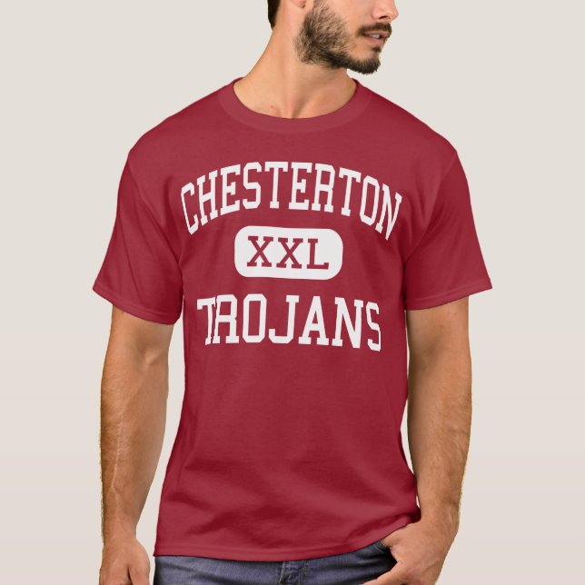 Camiseta Chesterton - Trojan - alto - Chesterton Indiana (Frente)