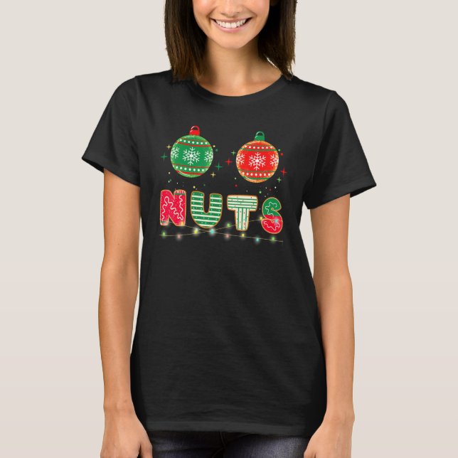 Camiseta Chestnut Christmas Matching for Couples 1 (Frente)