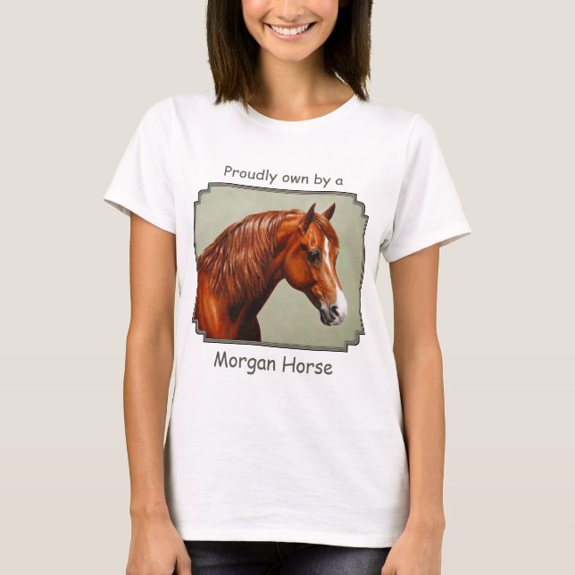 Camiseta Chestnut Morgan Horse (Frente)