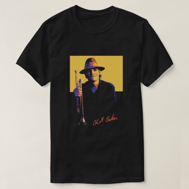 Camiseta Chet Baker (Frente do Design)
