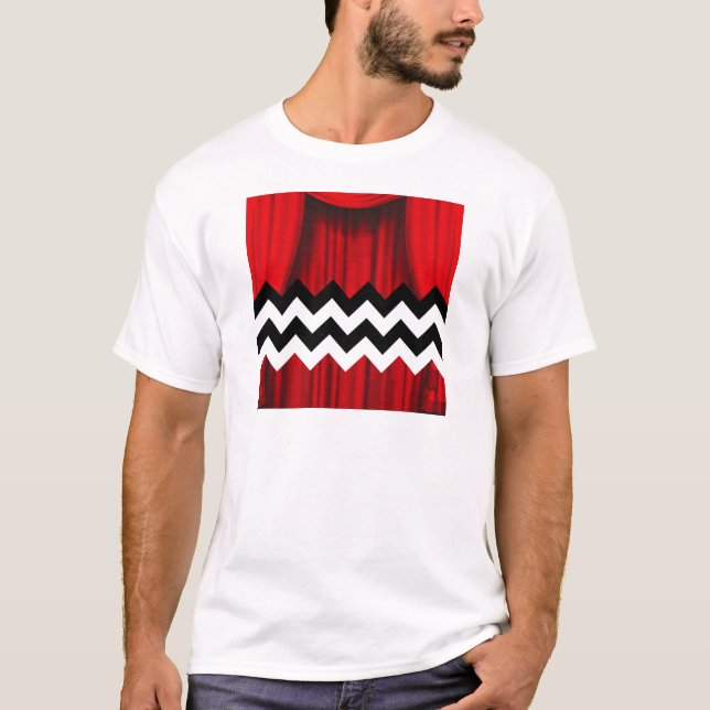Camiseta chevon preto (Frente)