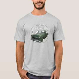 Camiseta Chevrolet Air 1955. 55 Green Chevy.americano