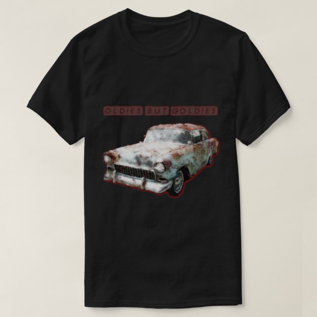 Camiseta Chevrolet antigo 1955 Chevrolet Bel Air (Frente do Design)