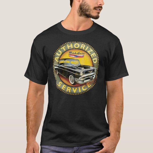 Camiseta Chevrolet Bel Air Service Sinal (Frente)