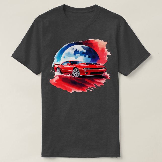 Camiseta Chevrolet Camaro Red Shelby (Frente do Design)
