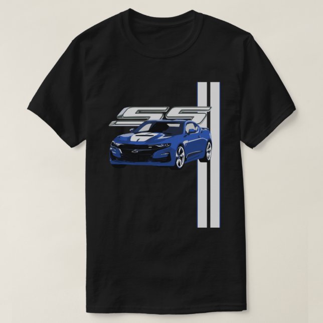 Camiseta Chevrolet Corvette camaro chevy ss super street bl (Frente do Design)