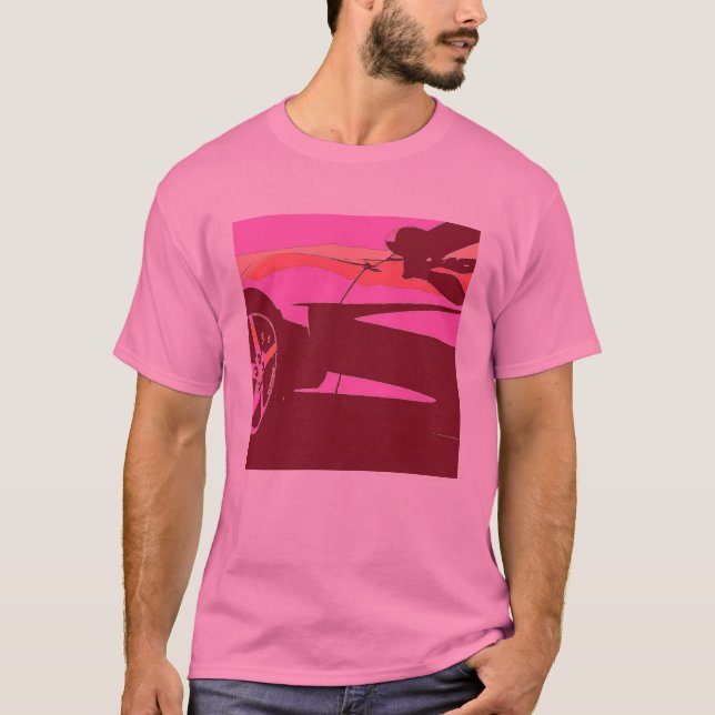 Camiseta Chevrolet Corvette Pop Art (Frente)