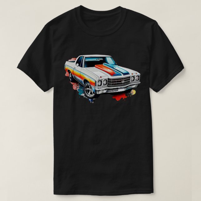 Camiseta Chevrolet El Camino 1973 2 (Frente do Design)