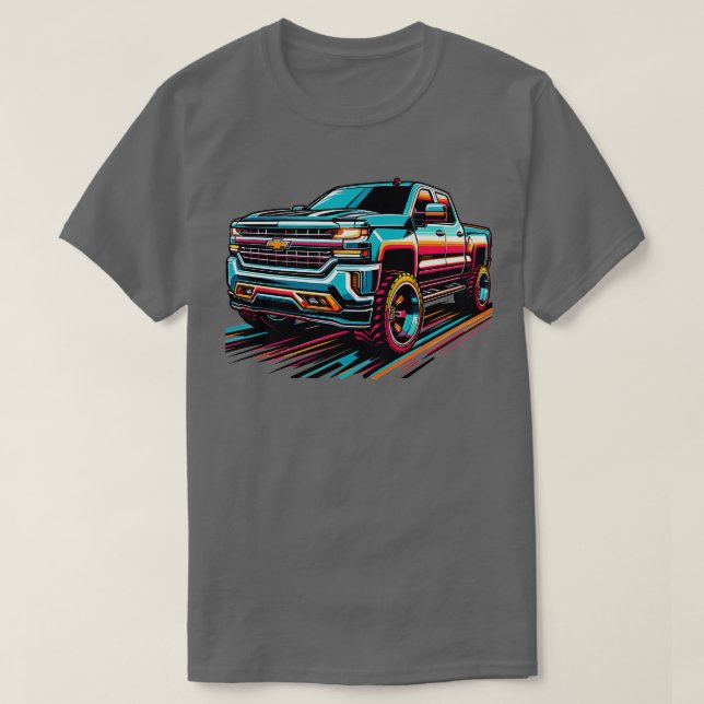 Camiseta Chevrolet Silverado 13 (Frente do Design)