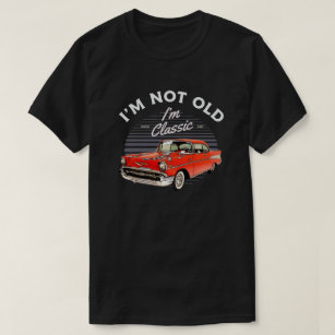 Camiseta Chevy Bel Air Car de 1957 Não sou velho, sou cláss