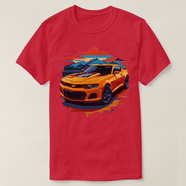 Camiseta Chevy Camaro Zl1 (Frente do Design)