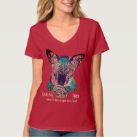 "Chewy sez..." Reze 4 doces. Jersey V-Neck T-Shirt