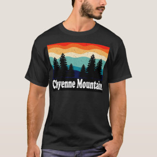 Camiseta Cheyenne Mountain Colorado Retro