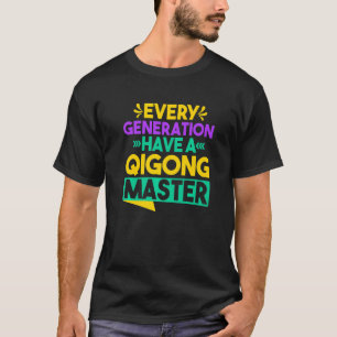 Camiseta Chi Gong Yin Yang Todas As Gerações Têm Um Qigong 