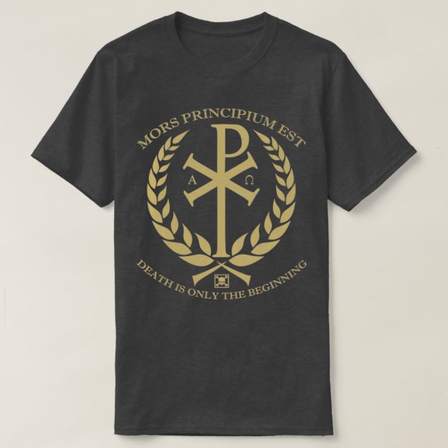 Camiseta Chi Rho Death é Apenas o Começo (Frente do Design)