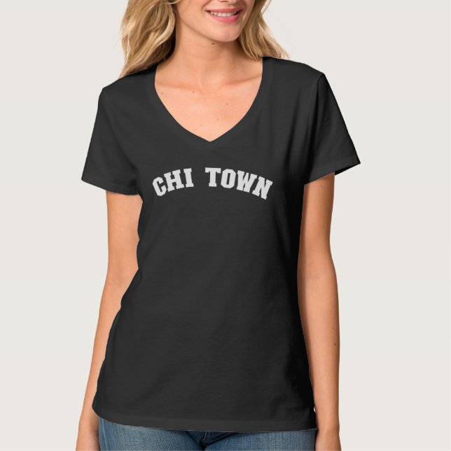 Camiseta Chi Town Chicago Illinois Pride From Chicago  Chi  (Frente)
