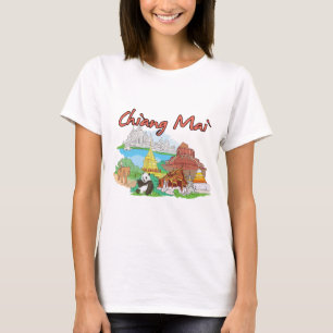 Camiseta Chiang Mai, Cidade Famosa da Tailândia