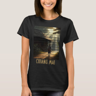 Camiseta Chiang Mai Tailândia, Mochilão e Nômade Digital