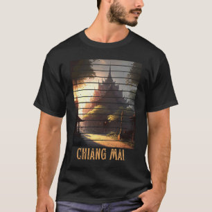Camiseta Chiang Mai Tailândia, Mochilão e Nômade Digital