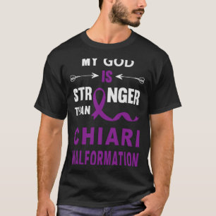 Camiseta Chiari Malformação Sensibilização Fé Fíria Roxa