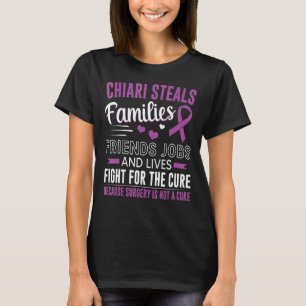Camiseta Chiari Malformation Familiar Guerreiro Purpl