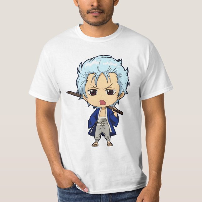 Camiseta Chibi anime gintama (Frente)