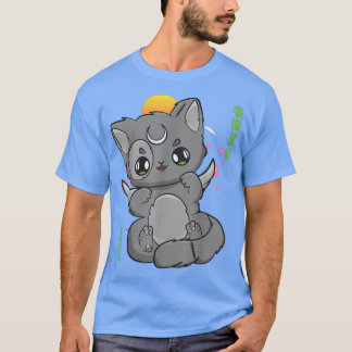 Camiseta Chibi Anime Neko Pastel Gótico Sakura Cat Angelcor