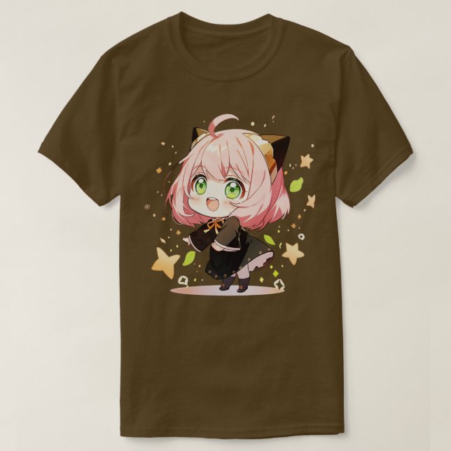 Camiseta chibi anya (Frente do Design)