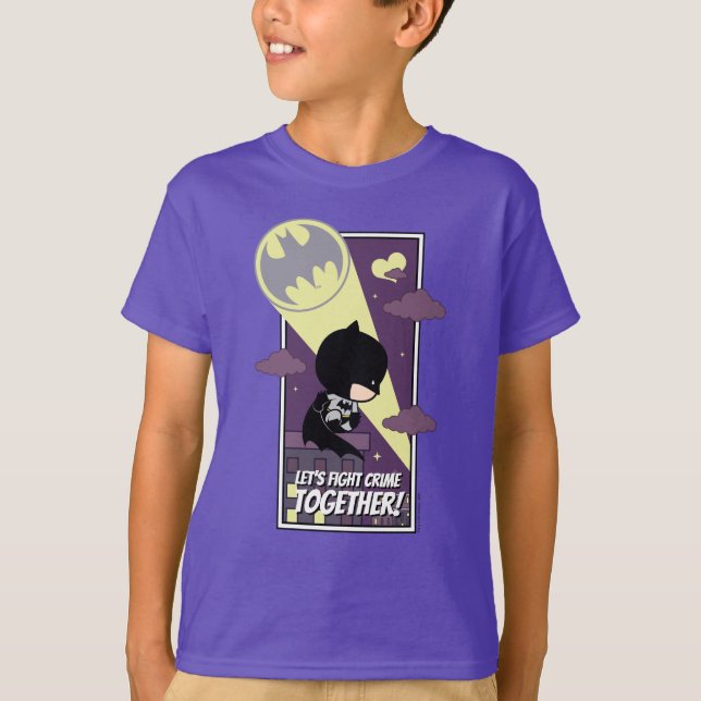 Camiseta Chibi Batman - Combate ao Crime de Vamos (Frente)