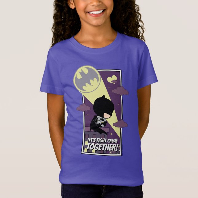 Camiseta Chibi Batman - Combate ao Crime de Vamos (Frente)