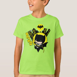 Camiseta Chibi Batman Escalando A Cidade