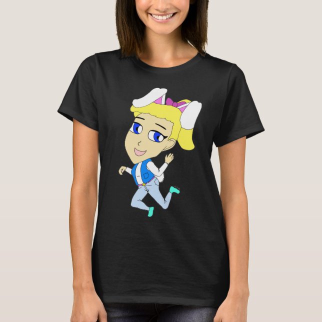 Camiseta chibi bunnygirl (Frente)