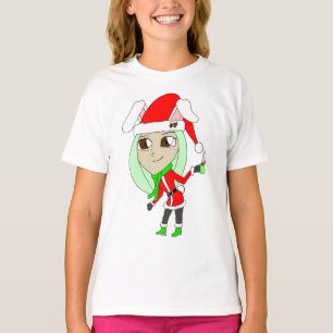 Camiseta chibi bunnygirl de férias