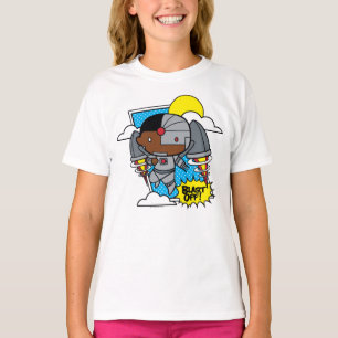 Camiseta Chibi Cyborg Blast Off!