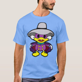 Camiseta Chibi de Pato Escuro