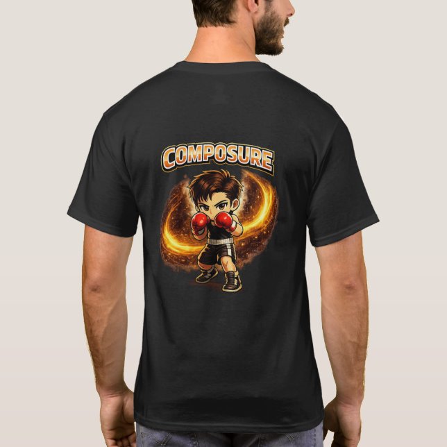 Camiseta Chibi Dojo Composure Boxe  (Verso)